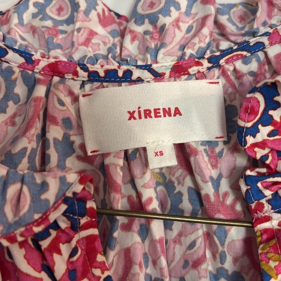 Xirena Floral Sleeveless Top - Red and Blue - Picture 2 of 5